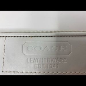 COACH signature wristlet